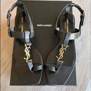 Saint Laurent Cassandra Sandal size 38